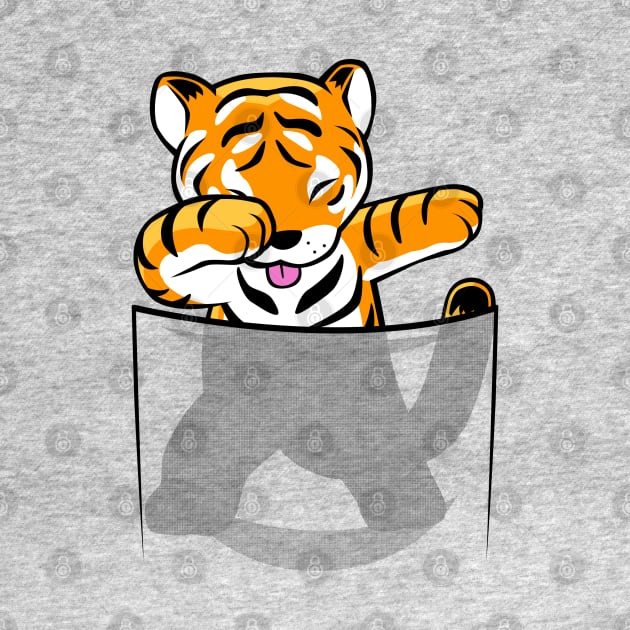 Pocket dabbing tiger by albertocubatas